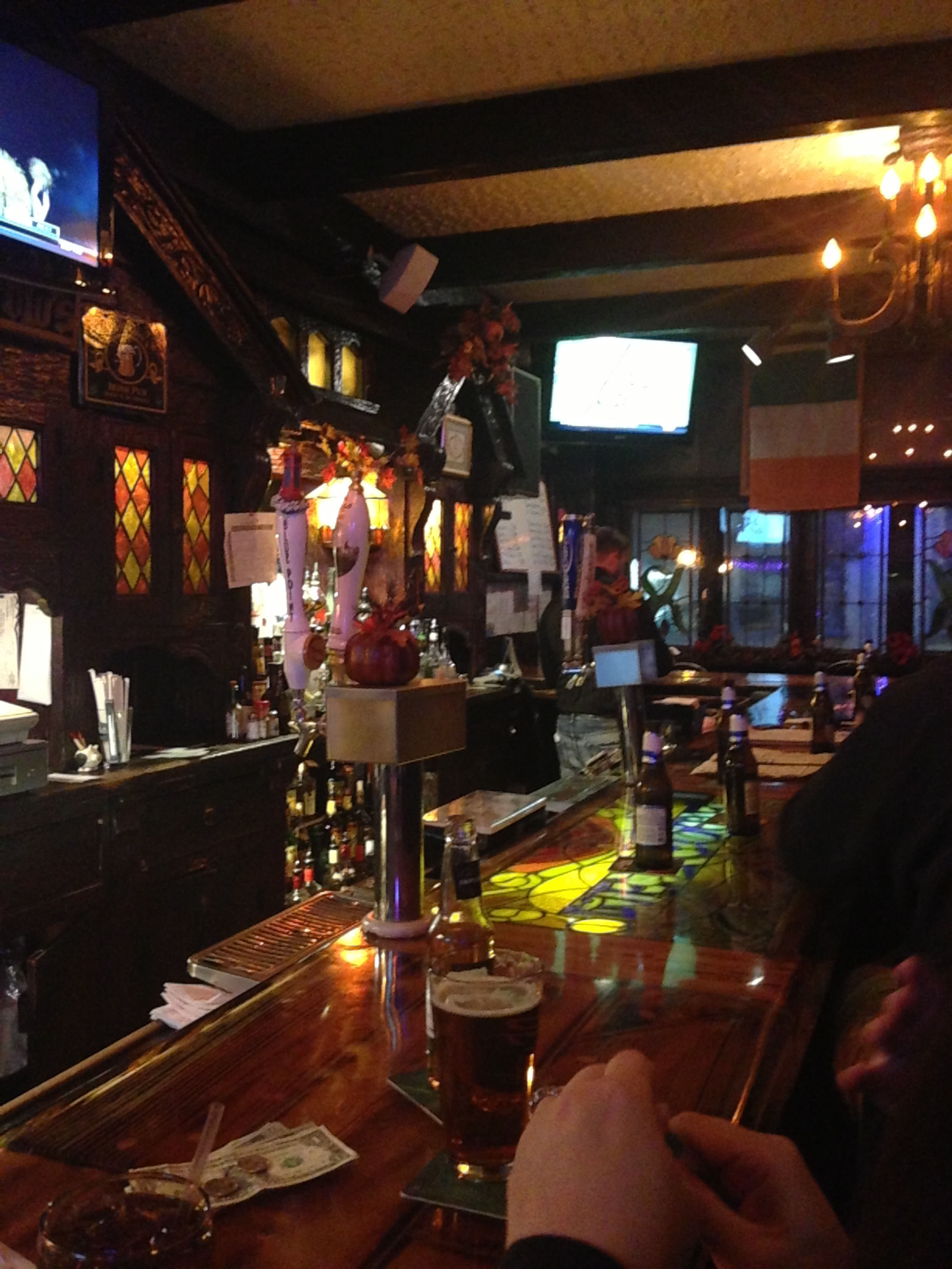 Another angle Two Morrow’s Pub bar area